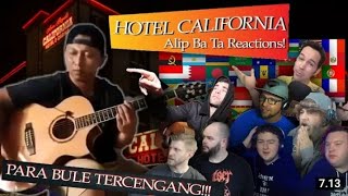 Download lagu WOW! LIHAT REAKSI MEREKA!! | Hotel California Alip Ba Ta Reaction! MANTAP! mp3