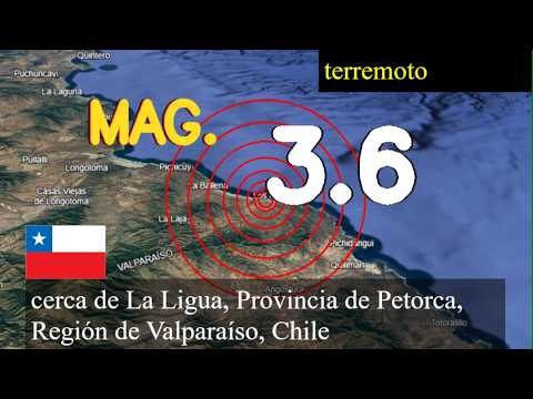 Terremoto cerca de La Ligua, Provincia de Petorca, Región de Valparaíso, Chile actualizaciones en v