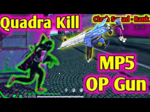 Quadra kill by MP5 #crazygamex #trending #freefireoffical