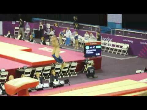 Valeria Maksiuta ISR Vault 2 London 2012 Test Event