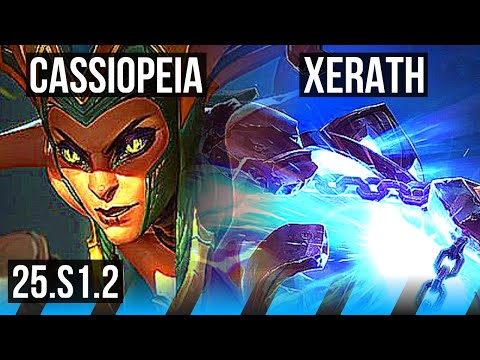 CASSIOPEIA vs XERATH (MID) | 600+ games | KR Diamond | 25.S1.2