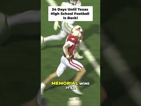Posting 1 play every day until Texas High School Football is back! 24 Days left!