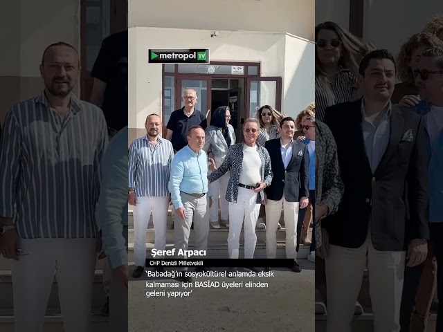 BASİAD Nesilleri Buluşuyor etkinliğine katılan CHP Denizli Milletvekili Şeref Arpacı.