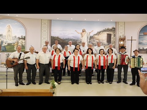 Coro da Associação Italiana Trivêneta - Nova Erechim-SC - OSPITALIÀ - Bruno NEHER(Os 3 Xirus)