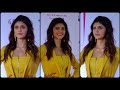 Sanjana Sanghi In Yellow On The Pink Carpet Of Grazia Young Fashion Awards Show
