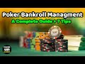 Poker Bankroll Managment : pro player know