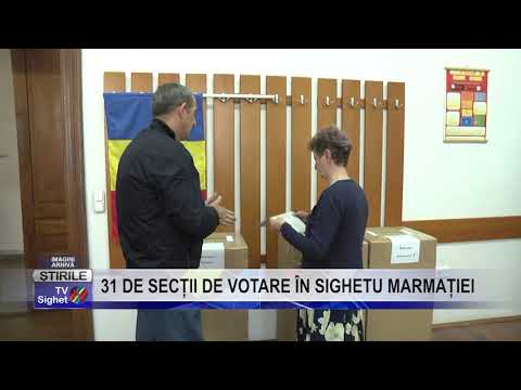 Stire 3 31 DE SECȚII DE VOTARE ÎN SIGHETU MARMAȚIEI