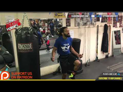 🚨Omar Douglas getting his Cardio Right Jumping Ropes👀💯Can he pulled a Upset🤔