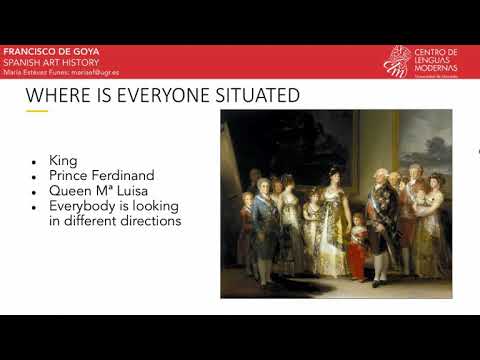 THE FAMILY OF CHARLES IV   - Work Analysis - ONLINE COURSE 2020