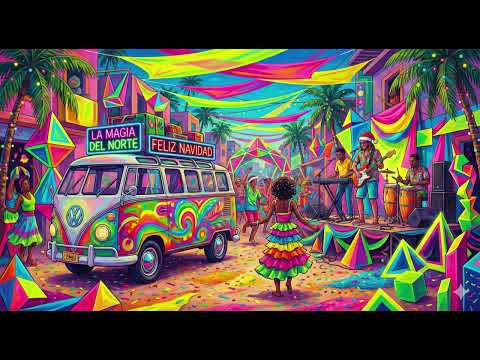 Cumbia Christmas Remix | Psychedelic Chicha | Surf Guitar & Synth #cumbia #chicha #navidad
