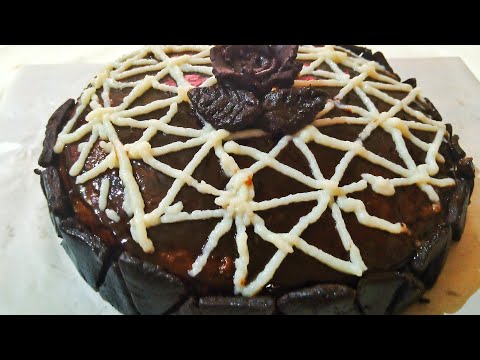 wheat chocolate cake /Eggless & without oven