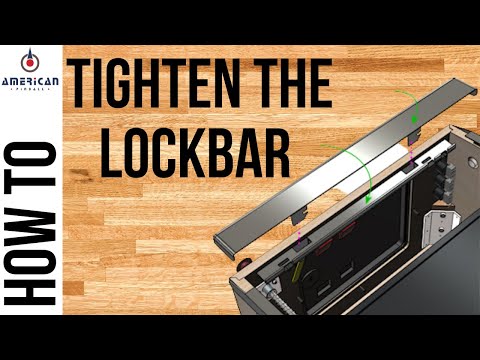 Lockbar adjustment