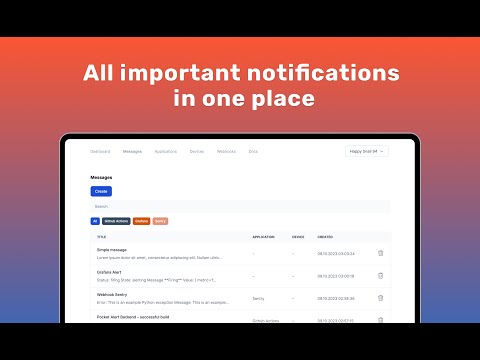 Pocket Alert – notifications