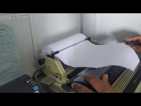 SAT-C Printer Paper Change (FURUNO)