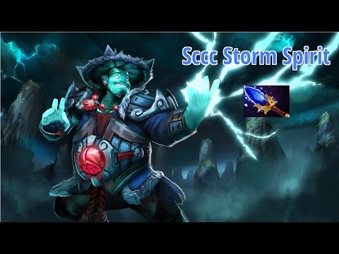 [ Player Perspective ] Sccc Storm Spirit Aghanim's Scepter