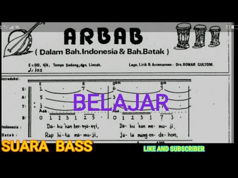 Suara Bass, lagu ARBAB, Cip. Drs. Bonar Gultom