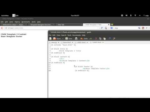 Python Flask Tutorial Part 7 - Jinja Template Inheritance