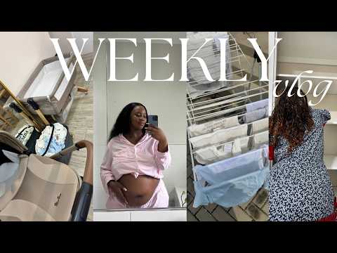 WEEKLY VLOG | Moving House At 9 Months Pregnant, Baby Haul, It Took A Village To Nest, Unboxings....
