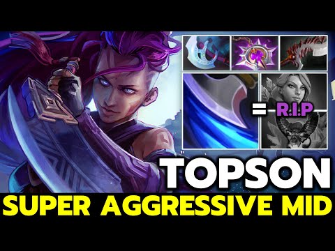 TOPSON [Anti-Mage] Mid Aggressive Build Destroys Pub Game - 7.33d (Fullmatch)