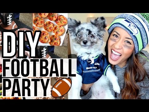 DIY Football Party! Treats, Decor, Outfits, & More | Ariel Hamilton Video