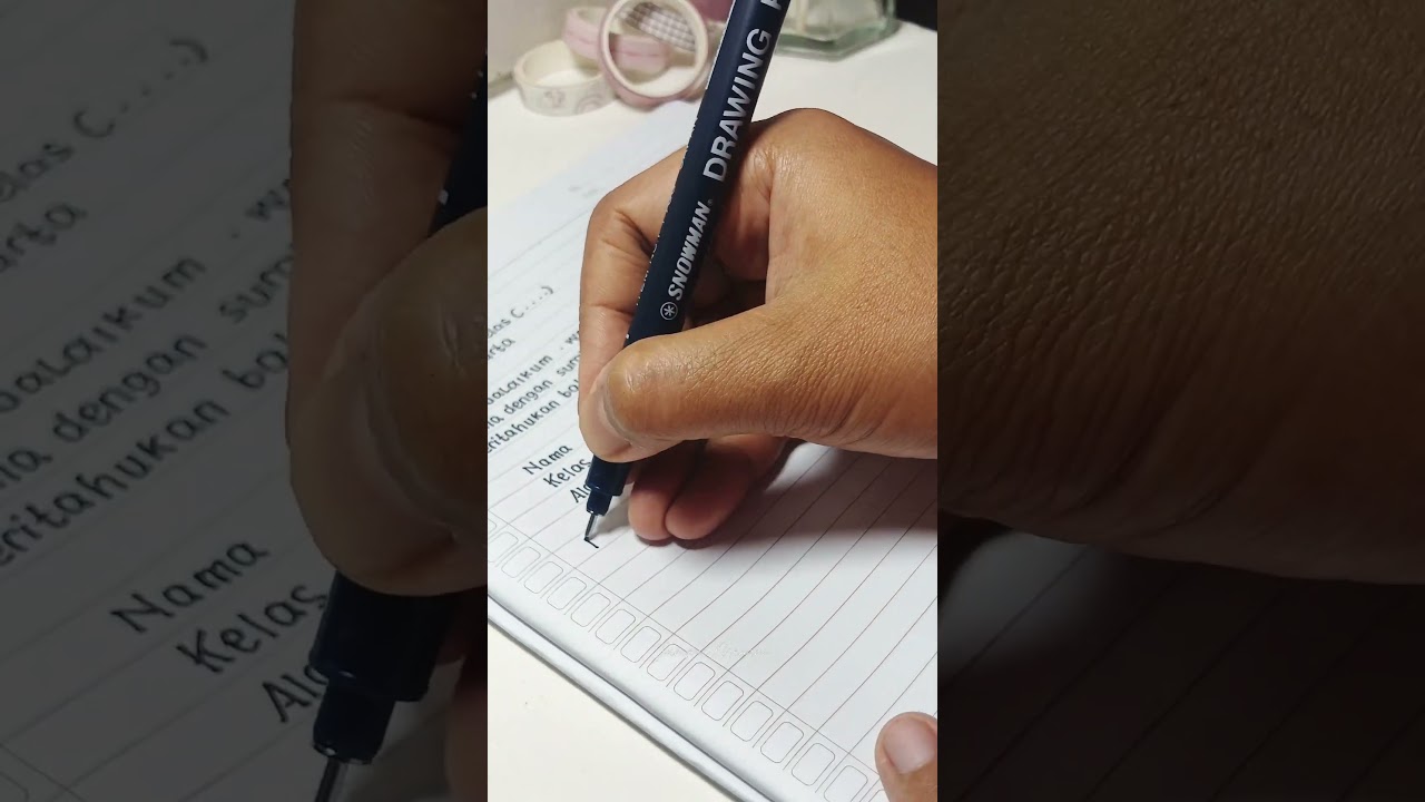 Template Surat Izin Tidak Masuk Sekolah💫 #school #suratizin #sekolah #fyp