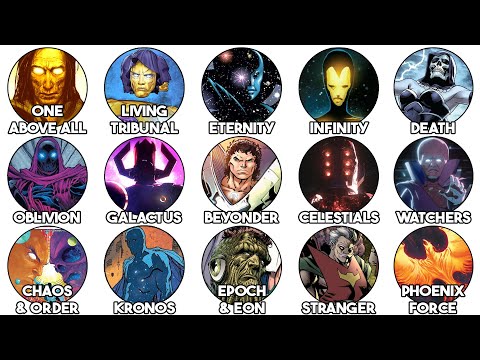 Every God-Like Being in Marvel Explained