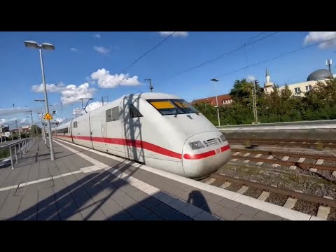 ICE geht zu Berlin Abfahrt Münster HBF