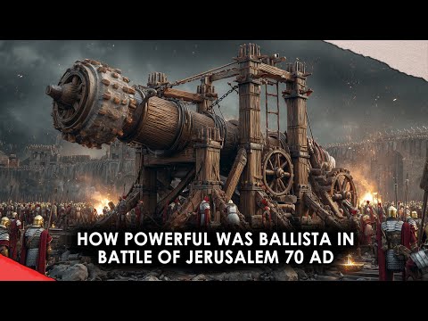How powerful was Ballista in battle of Jerusalem 70 AD | Rome's deadliest artillery machine