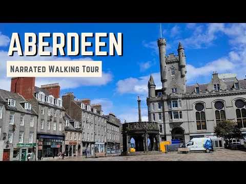 ABERDEEN | 4K Narrated Walking Tour | Let's Walk 2024