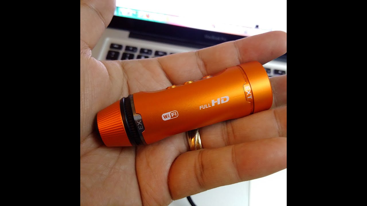 Экшн камера Panasonic HX-A1, оранжевая