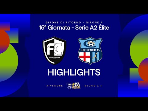 Futsal Cesena-Lecco 1-5 | Gol e HL | 15ª giornata | Serie A2 Élite 2025/26 - A