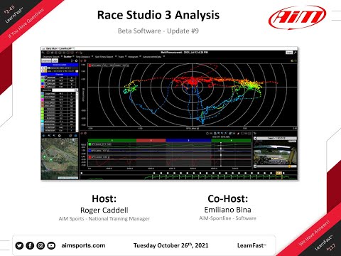 2-43 Race Studio 3 Analysis Update #9 - Live Webinar with Emiliano Bina - 10/26/2021