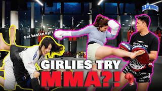 GIRLS try MUAY THAI & BJJ! | 🧘 YGW Playbook Ep 38