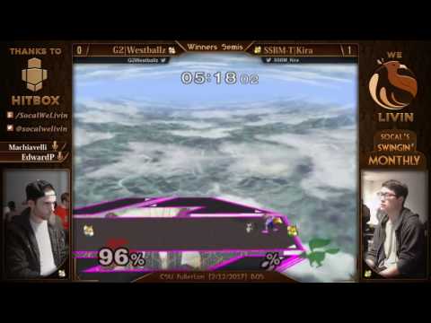 We Livin' IV - Top 16//Winners Semis ft. G2|Westballz (Falcon, Fox, Falco) VS SSBM-T|Kira (Fox)