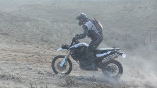 preview picture of video 'BMW F800gs, 2014 Desert 100 - Offroad Race, Camel ADV'