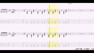 Ozzy Osbourne Tabs - Let It Die (rhythm)