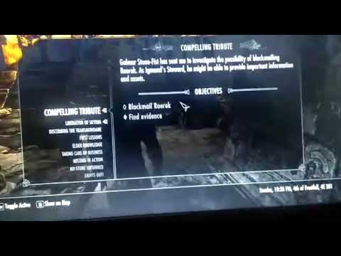 skyrim Raerek blackmail bug| Read Description