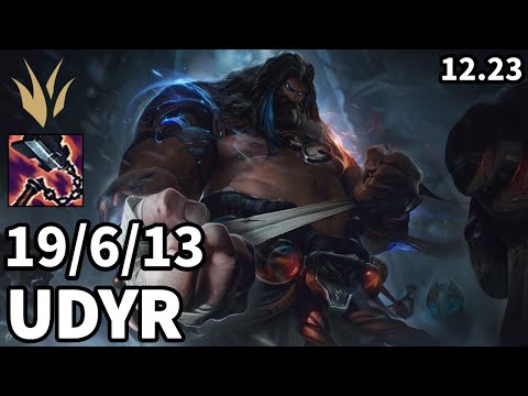Udyr Jungle vs Hecarim - EUW Master | Patch 12.23