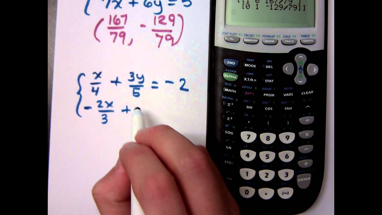 College Algebra - Part 172 (Matrices)