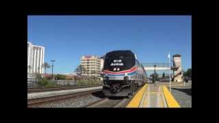 preview picture of video '[HD] A Day of Railfanning at Emeryville (9/07/13) - A New SD70ACe, AMTK 66, AMTK 510, and More!'