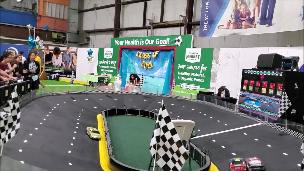 Promotional video thumbnail 1 for Large, Remote Control Race Track
