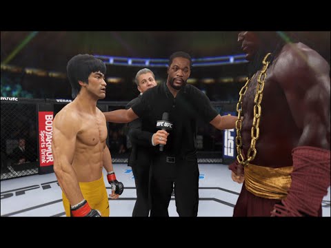 Bruce Lee vs. Thanatos - EA Sports UFC 4 - Epic Fight 🔥🐲