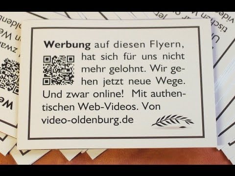 Werbung auf Flyer tot? WebVideo als Alternative oder Ergänzung