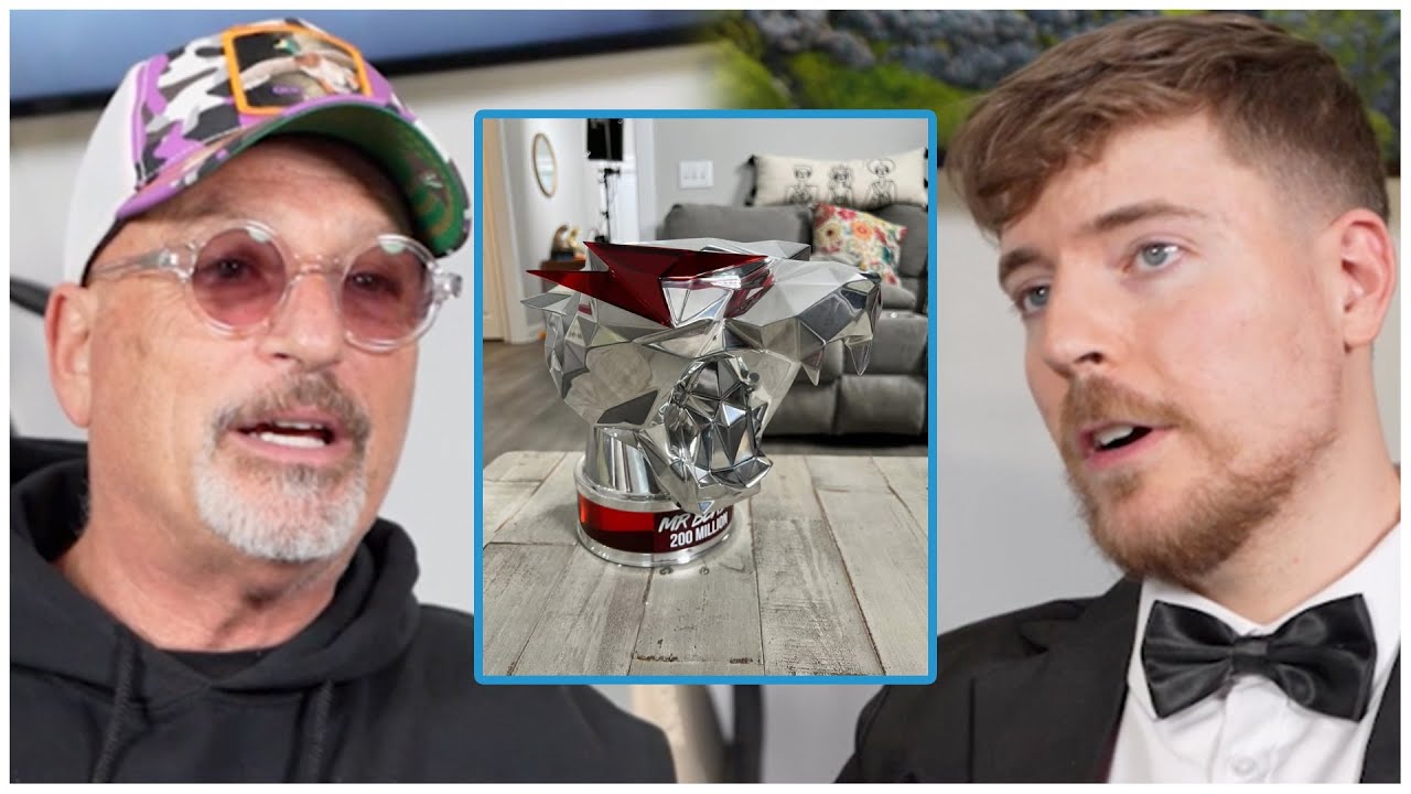YouTube Made MrBeast A Custom Award for 200 MILLION Subscribers