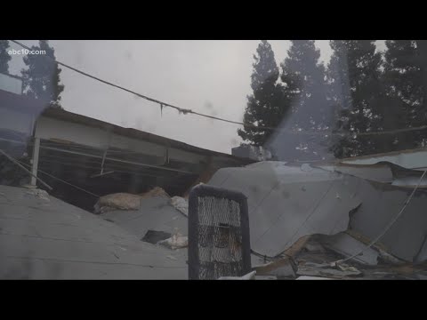 Roof over girls’ softball facility in Sacramento collapses during storm