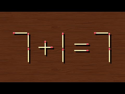 To correct the incorrect equality , you need to move match. Matchstick puzzle