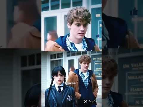 💀Wednesday x Tyler vs Wednesday x Xavier | Who’s the Real Match? ❤️ |The Atomic Zphere#shorts#trend