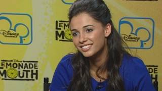 Lemonade Mouth's Naomi Scott shows off freestyle rap skills