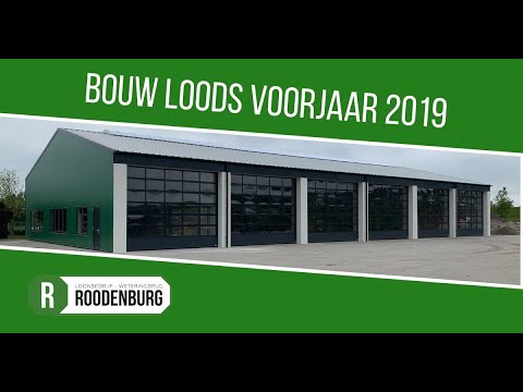 Loonbedrijf Roodenburg - Bouw nieuwe loods 2019