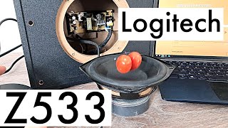 Logitech Z533 Disassembly + Free Air Bass Test